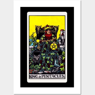 Card #77 - King Of Pentacles - Rider Waite Smith Tarot Posters and Art